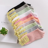 Cotton Woman Casual Wide Stripes Socks