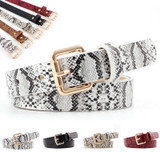 Pu Leather Snake Waist Belt Pu Leather Snake Waist Belt