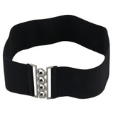 Women's Metal Elastic Stretch Buckle Belt Women's Metal Elastic Stretch Buckle Belt