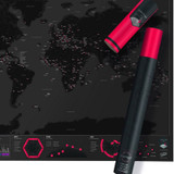 Map of the World Scratching Wall Sticker