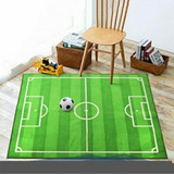 Kid's Football Soccer Field Rug Kid's Football Soccer Field Rug