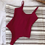 Ostrich One Piece Sleeveless Bodysuits