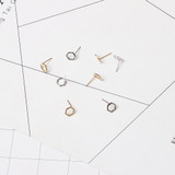 Simple Alloy Ear Ring For Woman