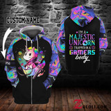 D&D I'm a majestic unicorn trapped in a gamer's body hoodie Custom TTM