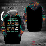 Skateboard things I do in my spare time hoodie 3D Custom TTM