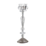 CRYSTAL FLOWER CANDLEHOLDER