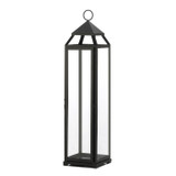 EXTRA TALL BLACK CONTEMPORARY LANTERN