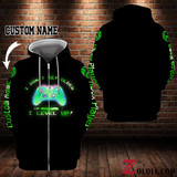 Xbox I don't get older I level up hoodie 3D Custom TTM