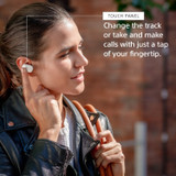 True Wireless Noise-Canceling Bluetooth Earbuds- Black