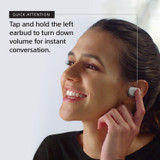 True Wireless Noise-Canceling Bluetooth Earbuds- Black