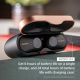 True Wireless Noise-Canceling Bluetooth Earbuds- Black