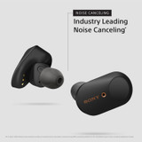 True Wireless Noise-Canceling Bluetooth Earbuds- Black