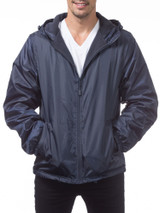 Pro Club Men's Fleece Lined Windbreaker Jacket