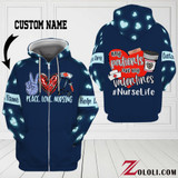 Peace Love Nursing Hoodie 3D Custom TXX