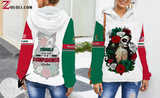 Mexican Skull Girl Fleece Hoodie TTM