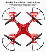 X8HG Drone With Camera 8MP HD 6 Axis