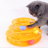 Three Levels pet cat toy Tower Tracks