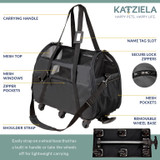 Black Airline Approved Wheeled Carrier