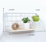 Nordic simple modern iron mesh rack kitchen bathroom partition storage