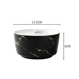 Marble Ceramic Bowl Home Tableware Set Nordic