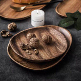 Whole Wood Oval Plates