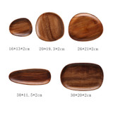 Whole Wood Oval Plates