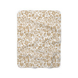 Floral Sherpa Fleece Blanket