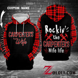 Carpenter's Wife hoodie 3D TTM