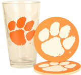 Clemson TIgers Pint and Coaster Set