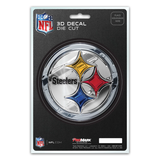 Pittsburgh Steelers 5x8 Die Cut 3D Logo Design