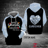 Santa’s Favorite Caregiver Hoodie 3D Custom TXX