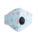 Kids Light Blue Thick Cotton Filter Mask