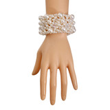 Cream Pearl and Bead Bracelet