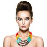Multi Color Disc Bead Layered Set