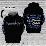 December Girl I can do all things through Christ who gives me strength 3D Custom Hoodie