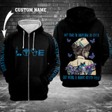 My time in uniform is over but being a nurse never ends 3D Custom Hoodie-XU