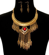 Leaf Charms Necklace Set