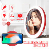 Wireless Charging  LED Makeup Mirror