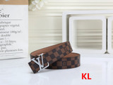 LV Designer Letter Belts