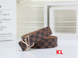 LV Designer Letter Belts
