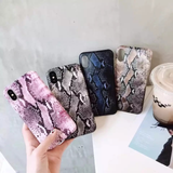 Vintage snake skin phone case