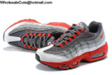 Kids Nike Air Max 95 Grey White Red