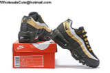 Kids Nike Air Max 95 Black Gold White