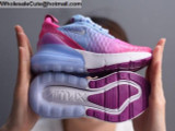 Kids Nike Air Max 270 White Blue Pink