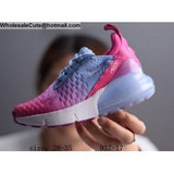 Kids Nike Air Max 270 White Blue Pink