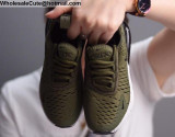Kids Nike Air Max 270 Army Green White Black