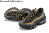 Kids Nike Air Max 95 PRM Black Gold