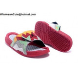 Womens Jordan Hydro 7 Retro Bunny Red Slide Sandals