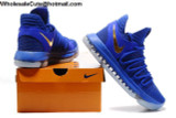Nike Zoom KD 10 Finals PE Blue Gold