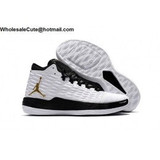 Jordan Melo M13 White Black Gold